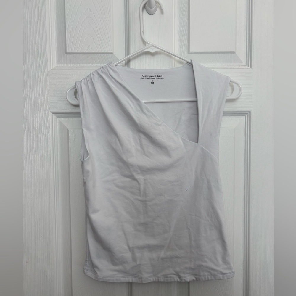 Abercrombie & Fitch White Tank